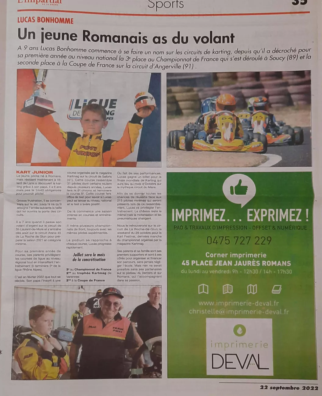 L'article papier de l'impartial